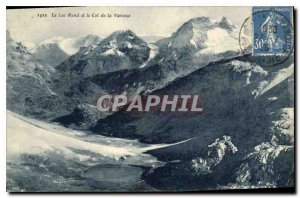 Old Postcard The Round Lake and the Col de la Vanoise
