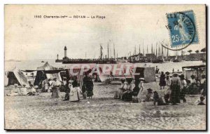 Royan - La Plage - Old Postcard