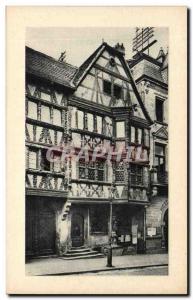 Old Postcard Saverne Old house