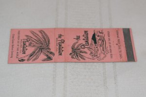 The Plantation Moline Illinois 20 Strike Matchbook Cover