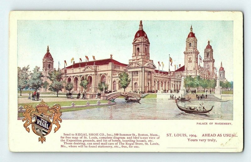 1904 St. Louis Expo. The Regal Shoe Co. St. Louis MO Nice Image G4 