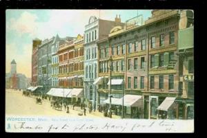 MA, Worcester, Massachusetts, Main Street, Raphael Tuck