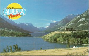 Waterton Lake National Park 'Take An Alberta Break' Travel Alberta Postcard F48