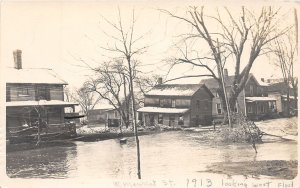 J70/ Warren Ohio RPPC Postcard c1913 Flood Disaster Homes 264
