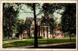 Sigma Phi Fraternity House, University Michigan Ann Arbor c1937 Vtg Postcard N09