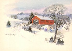 Winter Scene, Painting  