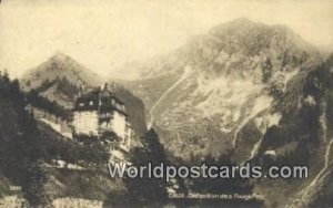 Pavillon des Fougeres Caux Swizerland Postcard