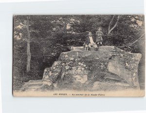 Postcard Au sommet de la Haute Pierre Les Vosges Moyenmoutier France