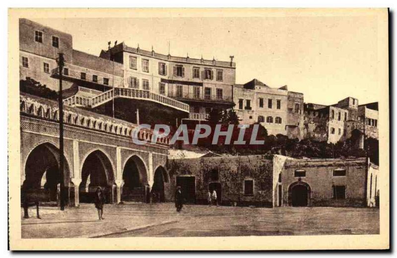 Old Postcard Tanger Outlet City port Riviera