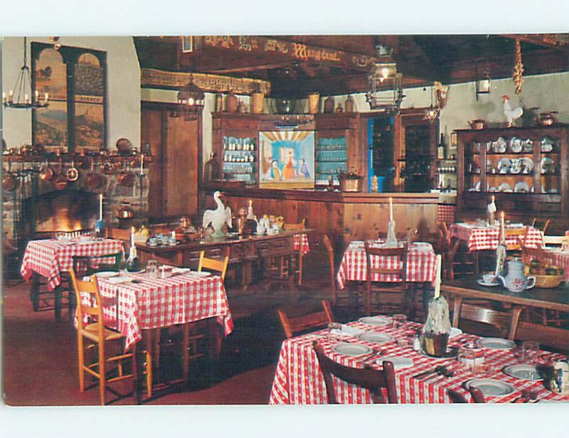 Unused Pre-1980 NORMANDY FARM RESTAURANT Potomac Maryland MD p6424