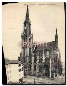 Old Postcard Thann Cathedrale Saint Thiebault