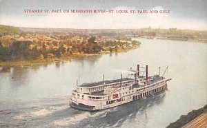 Saint Paul River Steamship Ferry Boat Ship 