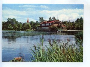 284989 USSR Estonia Haapsalu old casino 1979 year postcard