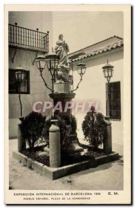 Old Exposicion Internacional Barcelona 1929 Postcard Plaza de la Hermandad