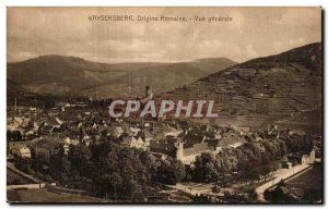 Kaysersberg - Origin Romaine - Generale view - Old Postcard