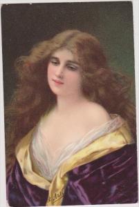 LP65   Beautiful Woman, Asti postcard