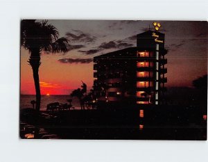 Postcard Three Crowns, Lido Beach, Sarasota, Florida