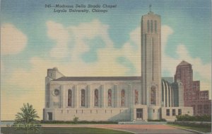 Postcard Madonna Della Strada Chapel Loyola University Chicago IL