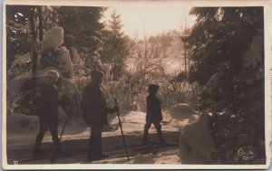 Norway In The Snow Oslo Vintage RPPC C060