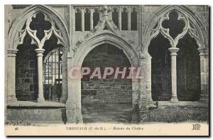 Old Postcard Treguier C N Entree du Cloitre
