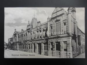 Lincolnshire BOSTON Municipal Buildings c1905 by Boots Cash Chemist Pelham 953