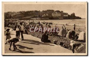 Old Postcard Perros Guirec Trestraou Beach