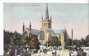 Norfolk Postcard - St Nicholas Church - Great Yarmouth     ZZ3337