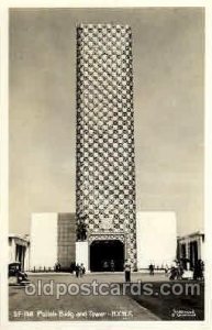 Polish Bldg. Real Photo, New York Worlds Fair 1939 Exhibition Unused 