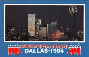 Republican National Convention Dallas, Texas 1984 Political Unused 