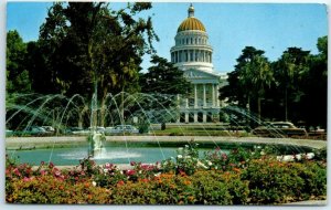 M-29380 State Capitol and Fountain Sacramento California