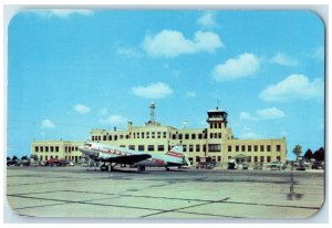 c1960 Exterior View Municipal Airport Wichita Kansas KS Vintage Antique Postcard