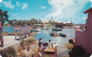 Bermuda Flatts Village Young Boys Launching Boat