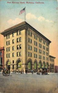 Berkeley California c1910 Postcard First National Bank Building