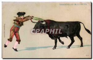 CPA Bullfight Banderillas Al Cuartes