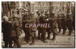 Old Postcard Fetes The Army Victory in Paris Mr Poincare and Marechal Joffre ...