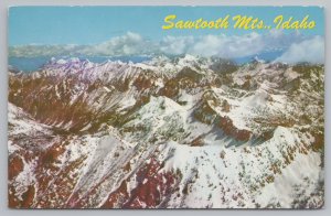 Central Idaho~Rugged Sawtooth Peaks~Wilderness Area~Vintage Postcard 