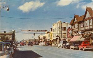 Anchorage Alaska Autos Truck Fourth Avenue 1954 Postcard Roberts 2020