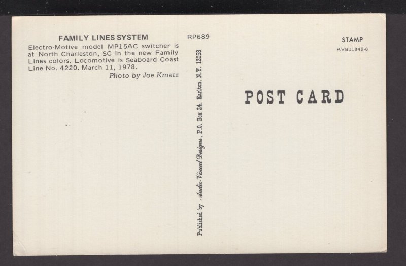 Train Family Lines System, Electro-Motive model MP15AC switcher, SC - Chrome