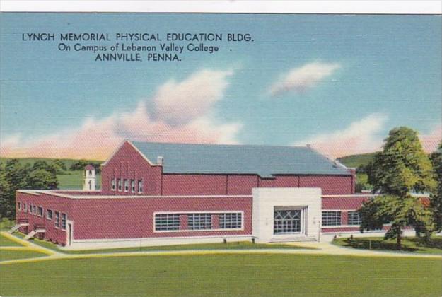 Pennsylvania Annville Lynch Memorial Physical Education Building Lebanon Vall...