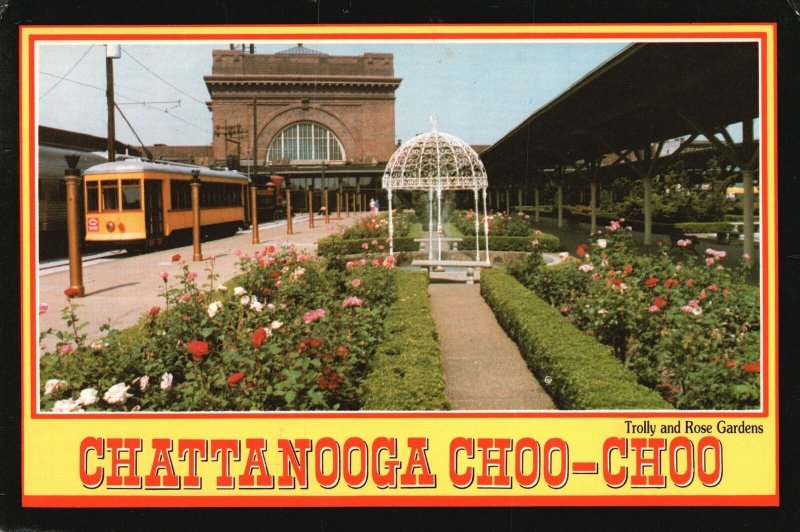 Postcard Chattanooga Choo-Choo And Holiday Inn Most Unique Attraction Tennessee