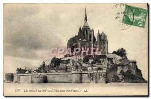 Old Postcard Mont Saint Michel