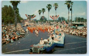 ST. PETERSBURG, FL Florida ~ FESTIVAL of STATES PARADE  c1950s Postcard