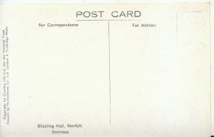Norfolk Postcard - Blickling Hall - Staircase - Ref TZ8814