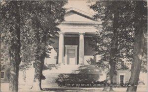 Postcard Steps Old College University of Delaware Newark DE