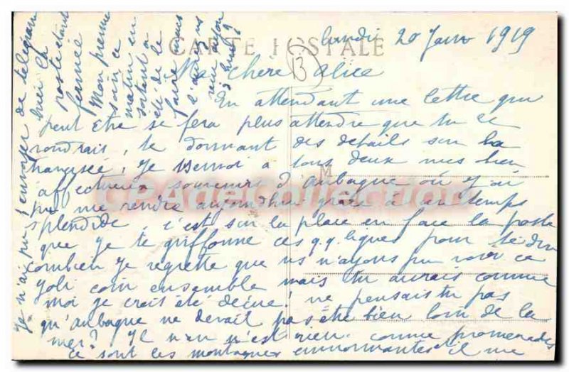 Postcard From Old Belfry Aubagne I'Esperance