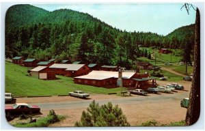 RYE, CO ~ Roadside LAKE ISABEL LODGE & CAFE c1960s Cars  Pueblo County Postcard