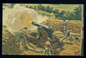 Richmond, Virginia/VA Postcard, Fort Darling, Painting By Sidney King