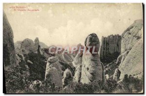 Old Postcard Montserrat El Gigante Encantando