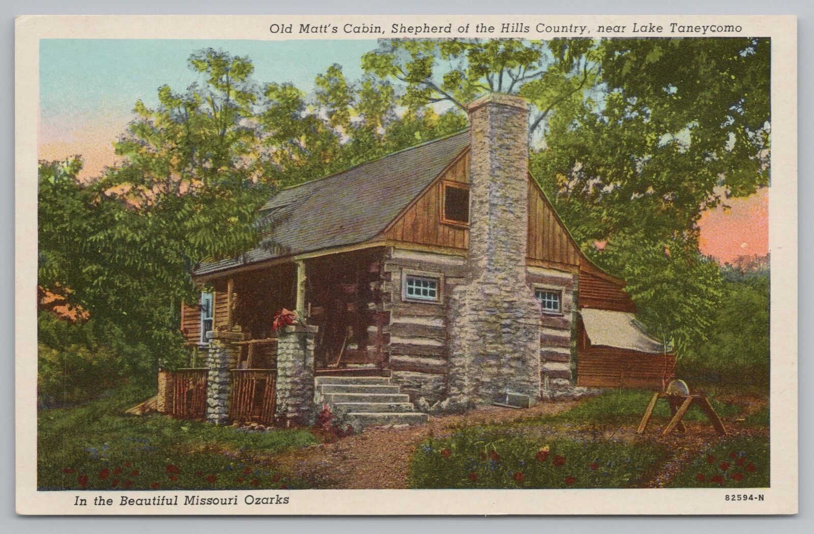Lake MOOld Matts Cabin Shepherd of Hils CountryVintage