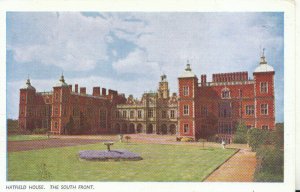 Hertfordshire Postcard - Hatfield House - The South Front - Ref TZ1090